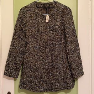 Talbots Italian Boucle Tweed Coat